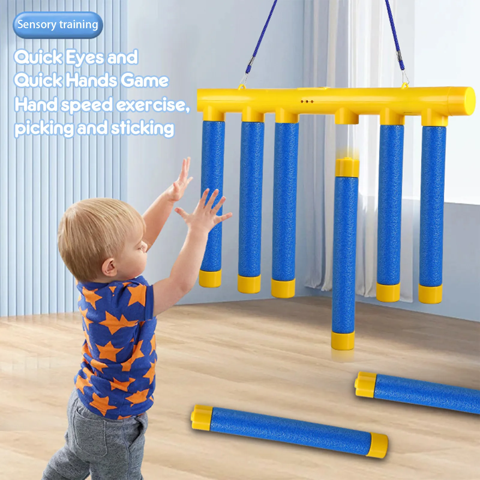 Grab stick machine children's concentration grab stick machine  sensory training equipment parent-child interactive toys 3