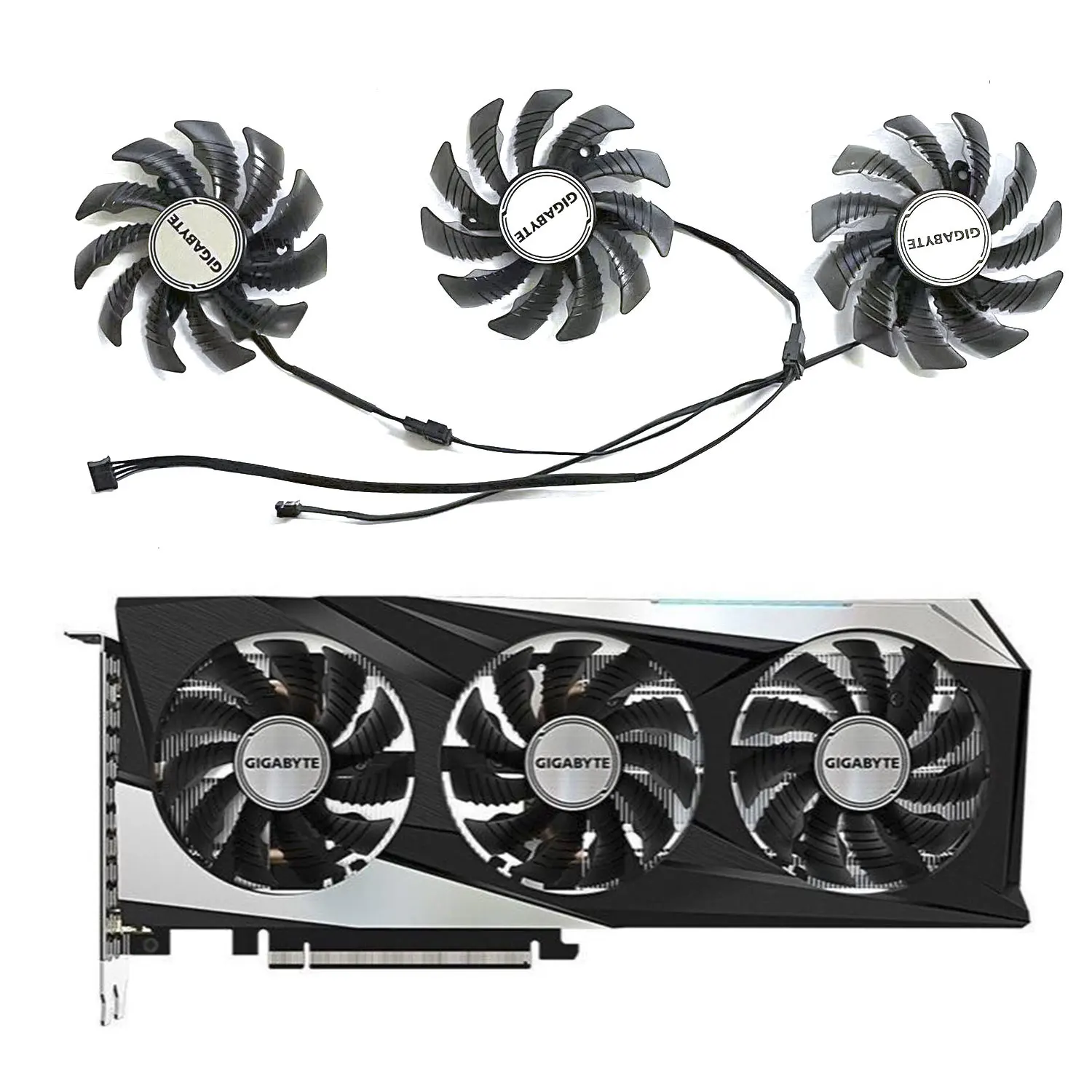 

Brand new 75MM 4PIN PLD08010S12HH RTX3060TI GPU fan for GIGABYTE GeForce RTX3050 3060 3060ti GAMING OC graphics card