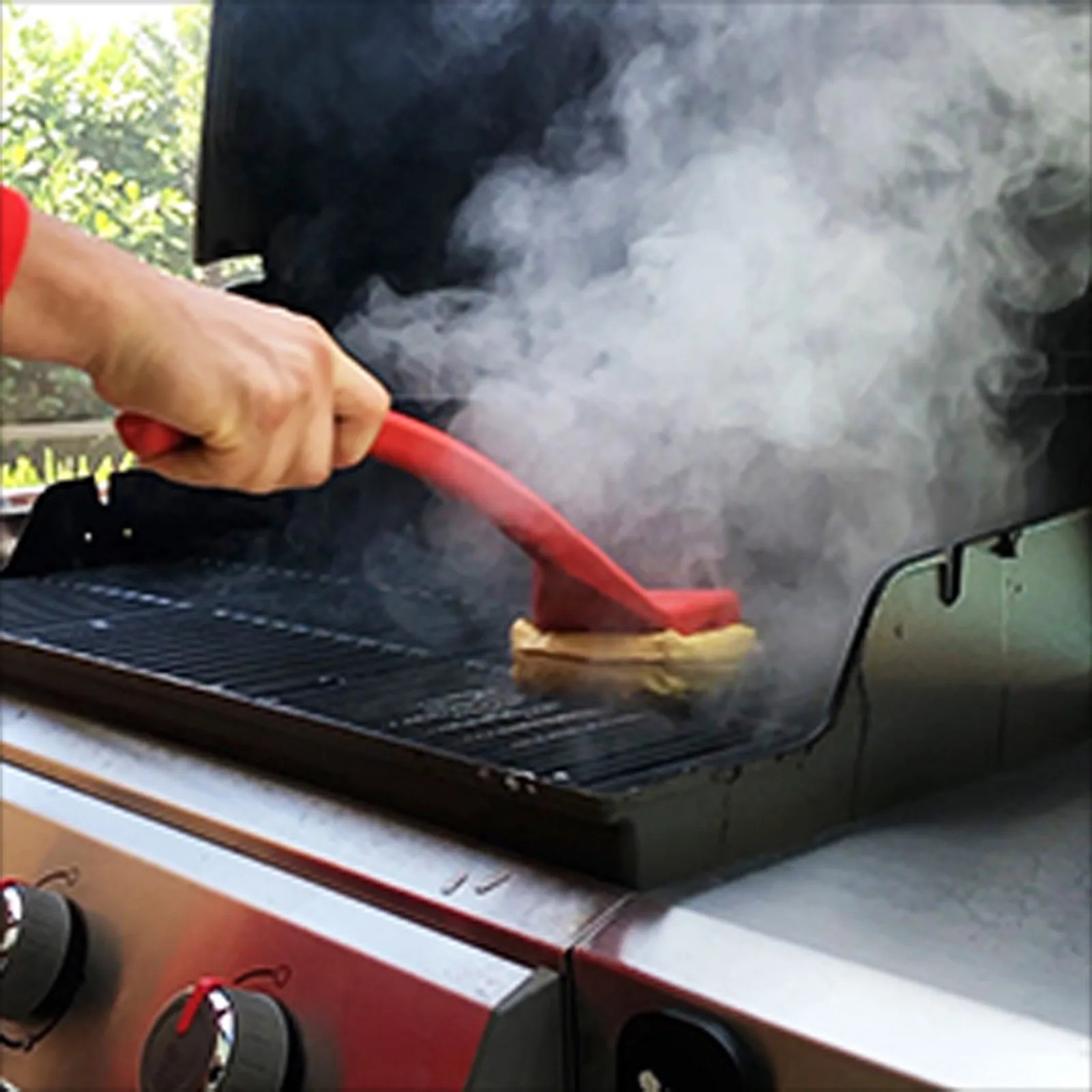 Escova De Limpeza De Churrasco Com Cabeça Substituível, Limpador De Churrasco, Escovas De Cerdas Duráveis, Ferramenta De Cozinha, Ao Ar Livre