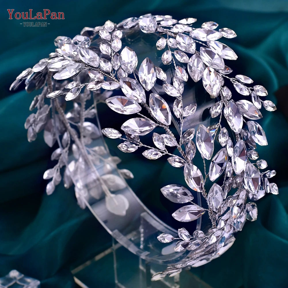 Bridal Tiaras Rhinestone Hair Piece Crystal Headpiece Wedding Headpieces for Bride Hair Jewelry YouLaPan HP304 jewelry accessories,hair accessory,hair headdress,bridal headwear