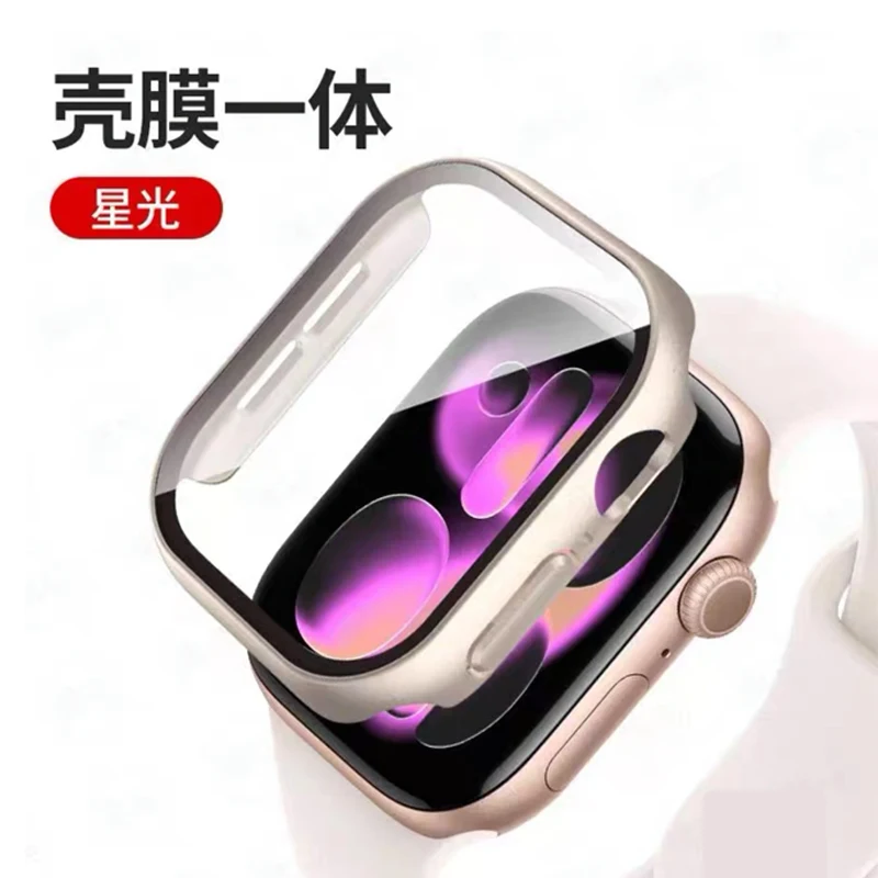 Matte Hard PC Bumper with Tempered Glass Screen Protector