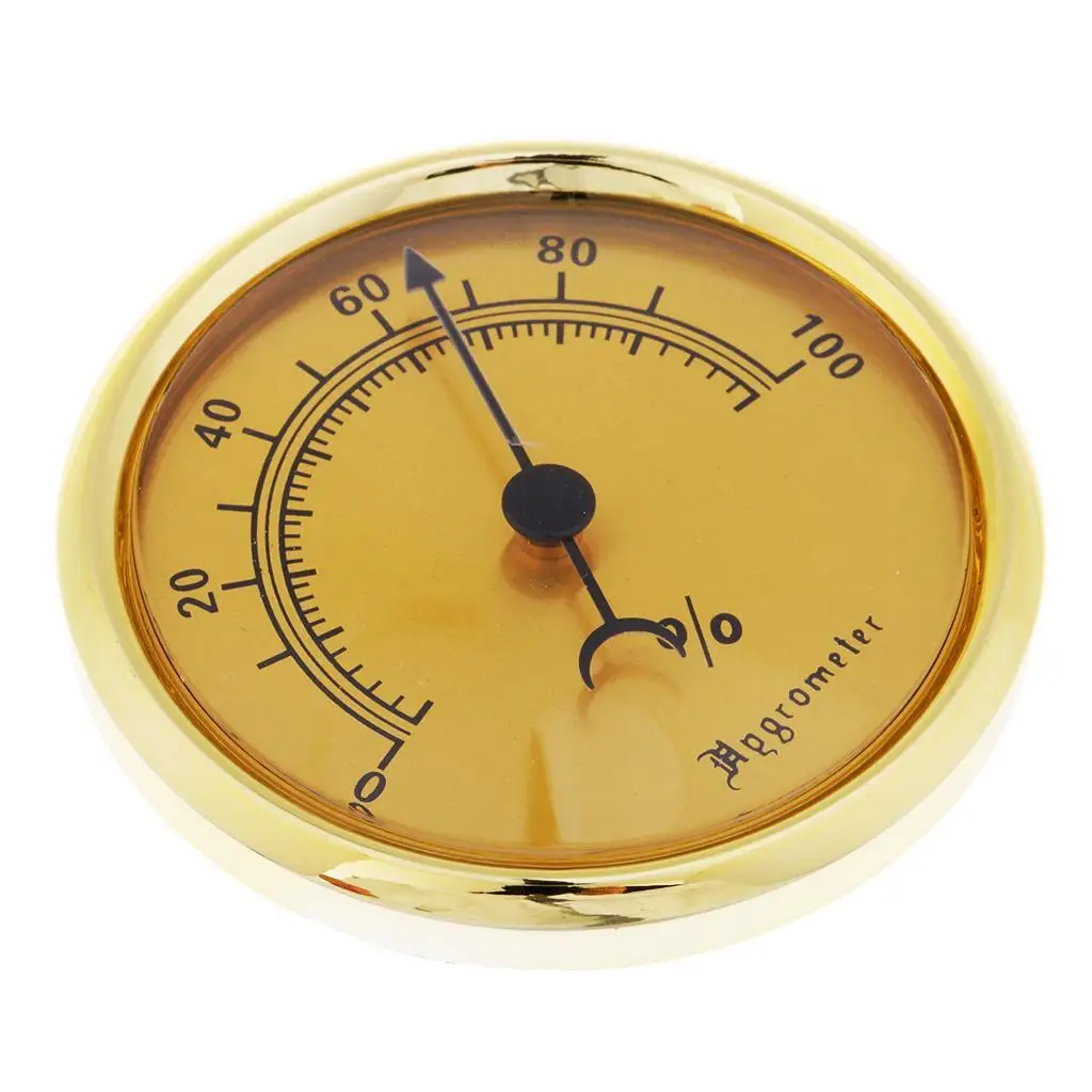 중간 원형 아날로그 습도계, 습도 게이지, 53mm 직경