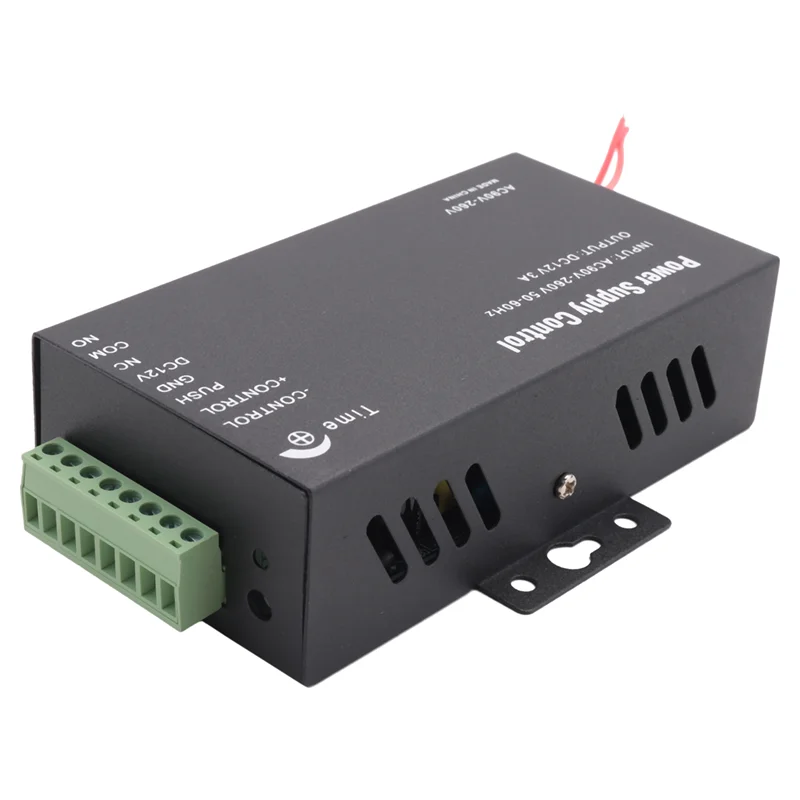 AB53 액세스 제어 전원 공급 장치 변압기 도어 시스템 어댑터 AC110-240V Covertor 시스템 기계 검정색 DC12V 3A