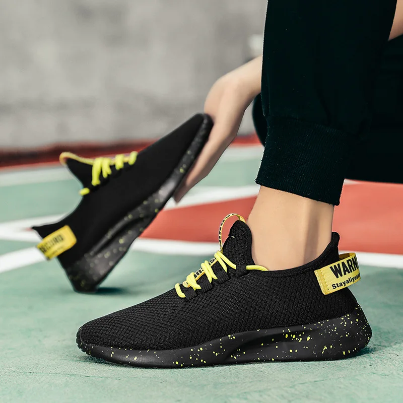 2022 Breathable Mesh Men Running Shoes Lightweight Summer Outdoor Sports Shoes Comfortable baskets homme chaussure sport 38-47