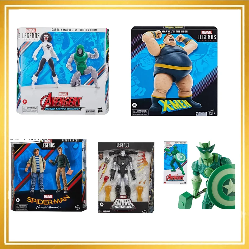 Marvel Legends Anime Figure Hawkeye Victor Von Doom Venom Iron Man Polpette Action Figures Collection Modello Statua Giocattoli Regali