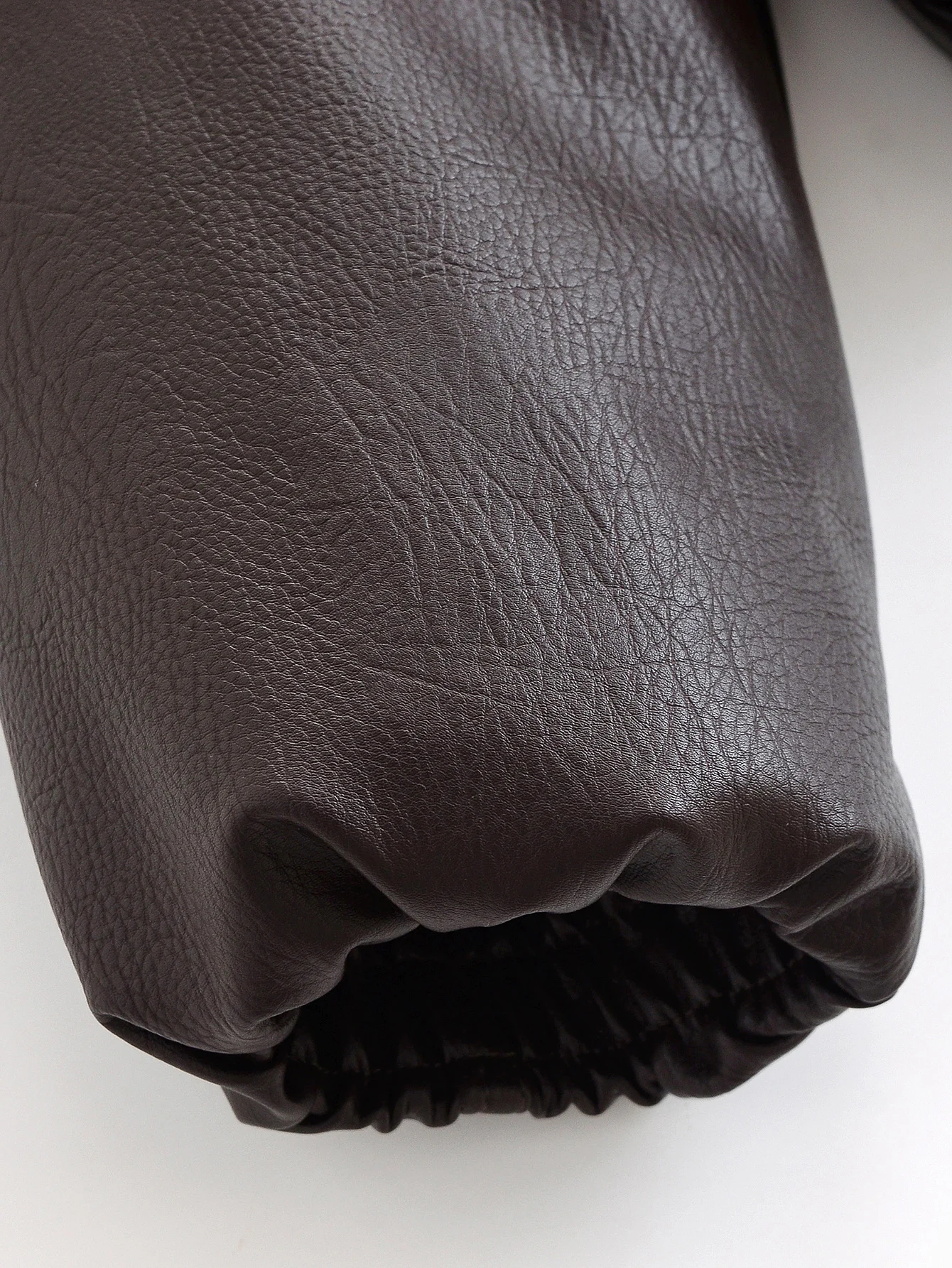 Women's Faux Leather Bomber Jacket Coat Loose Fit Long Sleeve Outerwear With Pockets Classic Pu Coat Fashion Jackets Streetwear