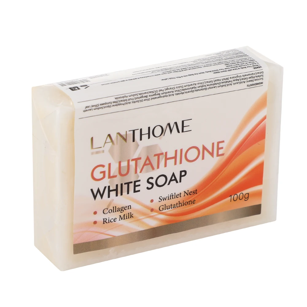 Glutathione Whitening Soap Bar Facial Full Body Cleaning Shampoo Dark Spot Acne Remover Moisturizing For Underarm Skin 6