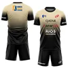 New Men's Padel Tennis Training Suit Premium Gradient Padel Shorts and T-Shirt Set Summer Quick Drying Sportswear Two-piece Set 6