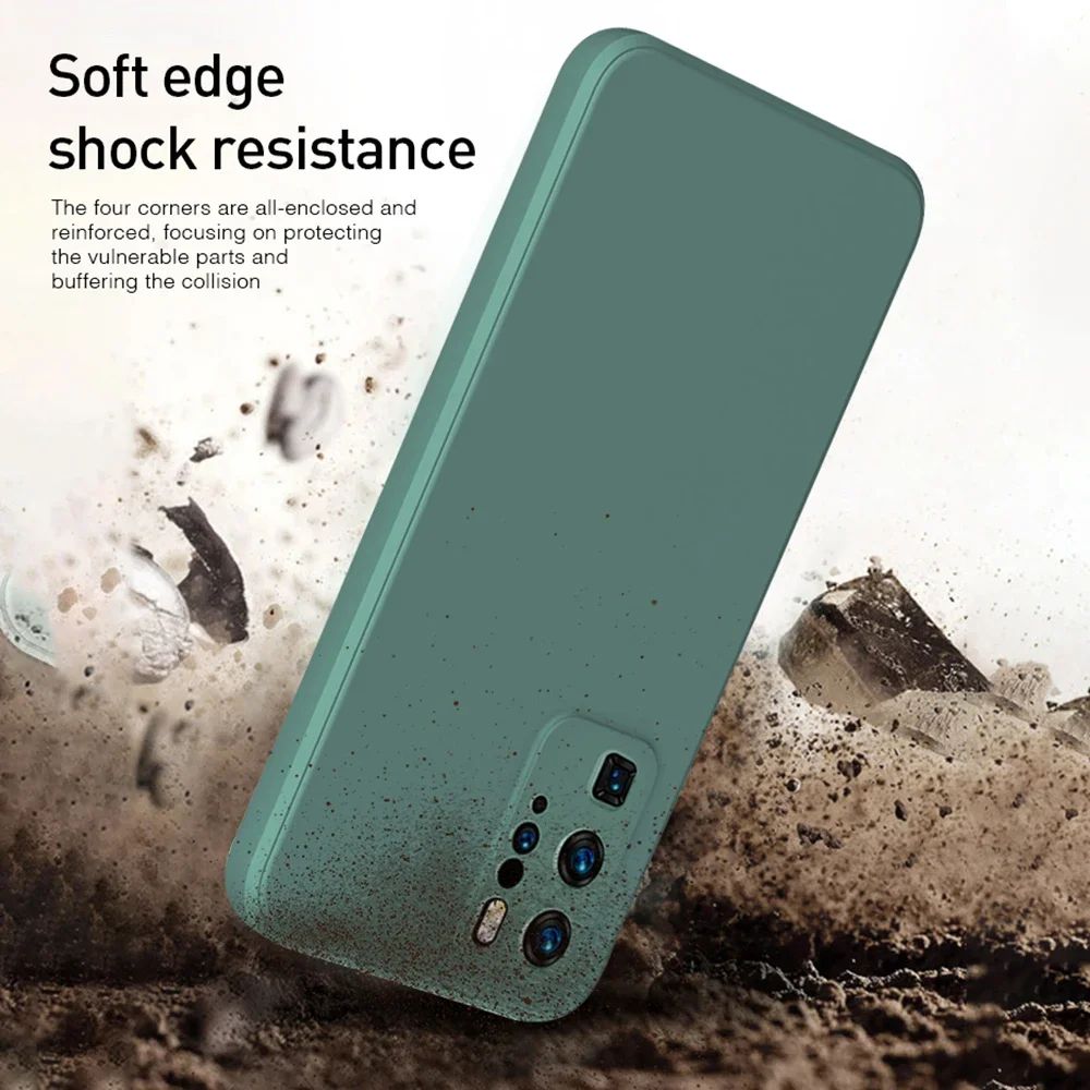 Candy Color Liquid Silicone Case – Luxury Protective Soft Cover with Camera Protection