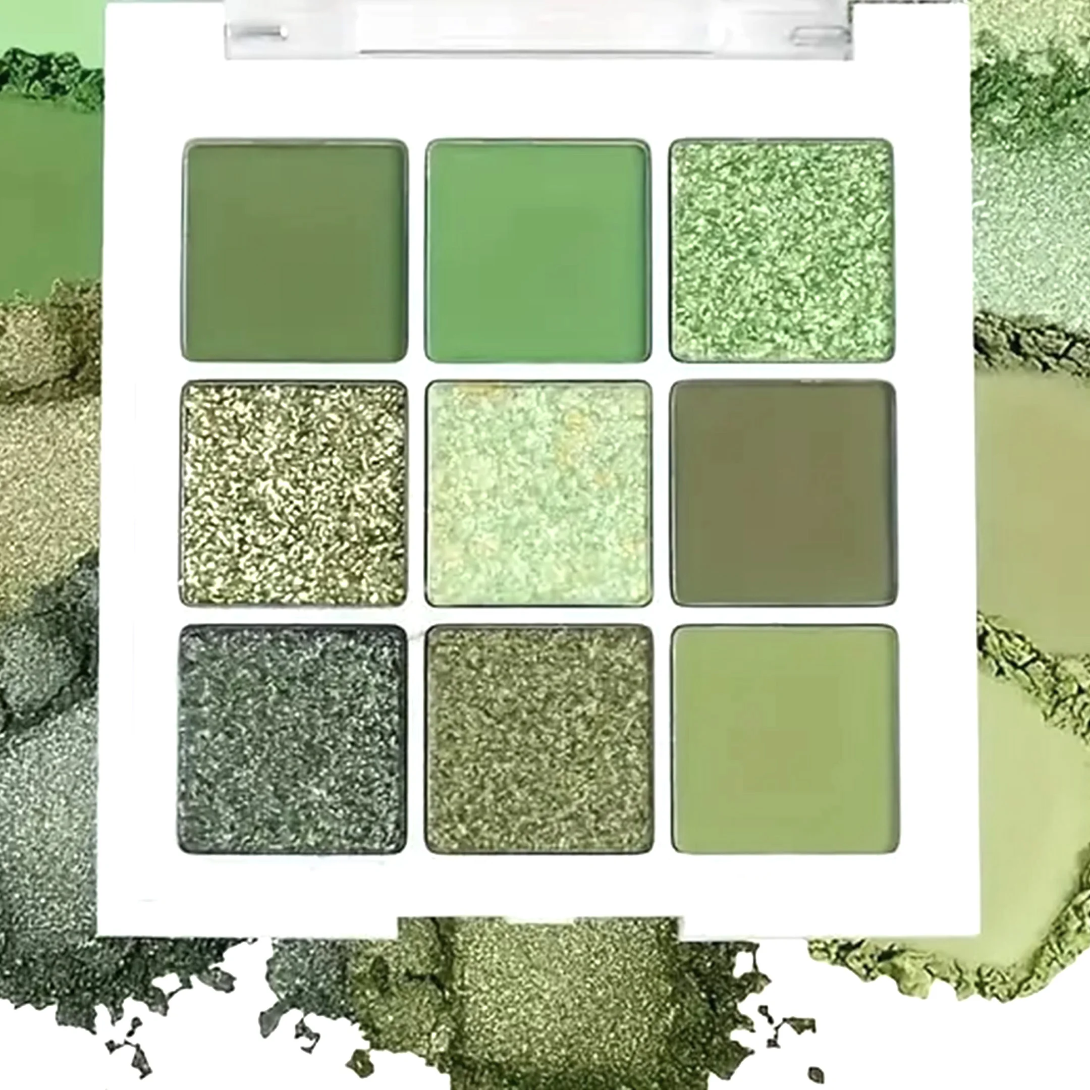 Description Picture 6 of itemKorean Avocado Cream Eyeshadow Makeup – 9 Colors of Brightening & Shimmering Shades