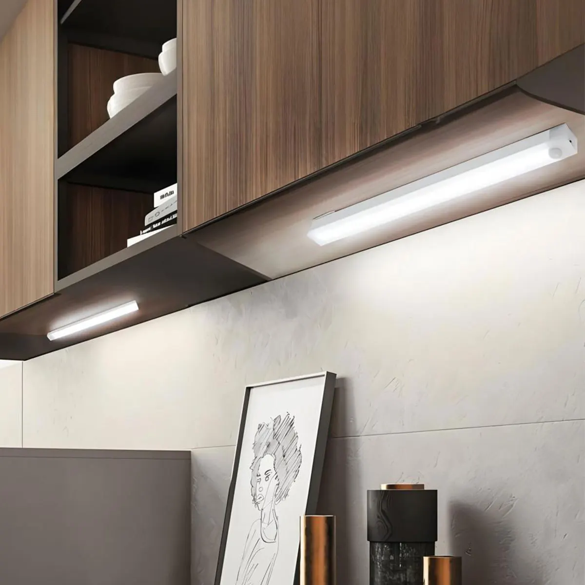 Wireless USB Rechargeable LED Motion Sensor Night Light