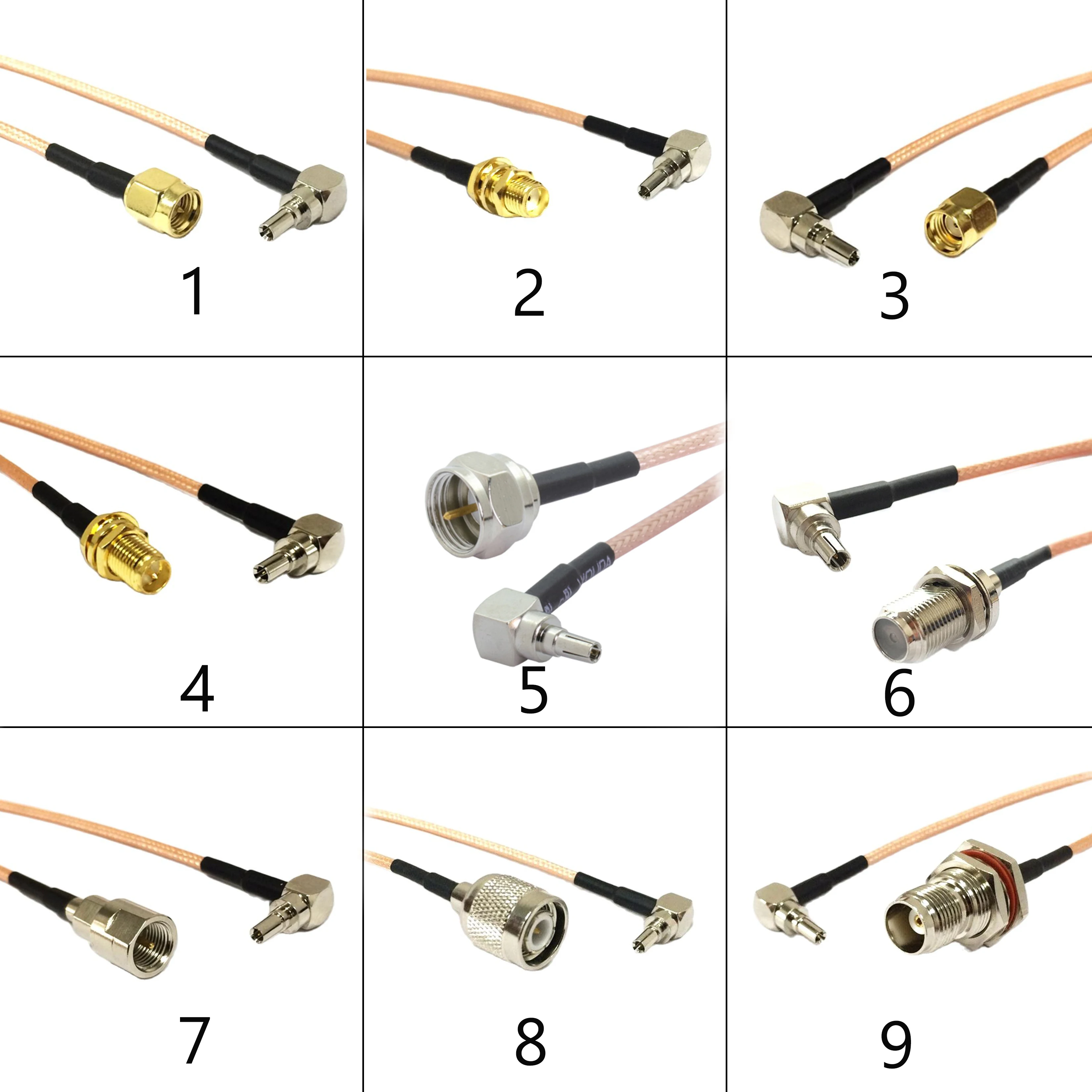 3G USB modemu kabel CRC9 ihned úhel spínač SMA/ FME/F /TNC pánský ženské cop adaptér RG316 drát konektor nový velkoobchod