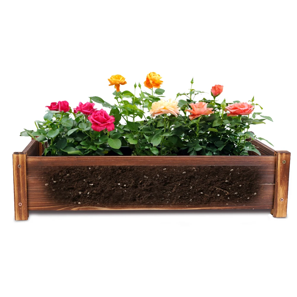 Raised Garden Bed Large Wooden Planter 1