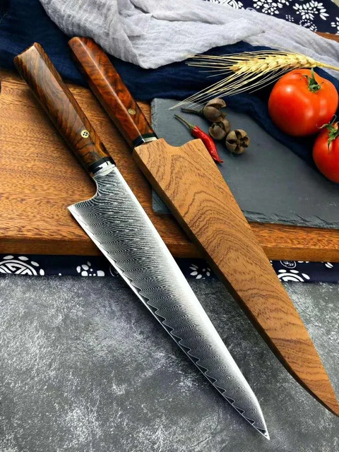 Knife 67 Layers Damascus Steel Kitchen Knives  Chef Knife 67 Layer  Damascus Steel - Kitchen Knives - Aliexpress