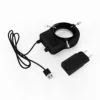 RF4 Microscope Adjustable 144 LED Lighting Industrial Binocular Stereoscopic Lens Magnifying Glass Ring Light Source 2