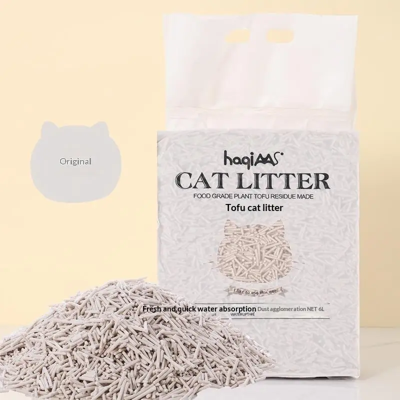 Original Plant Tofu Cat Litter 6L Green Tea Mixed Plant Cat Litter Fast Clumping Pet Supplies[HGPD]