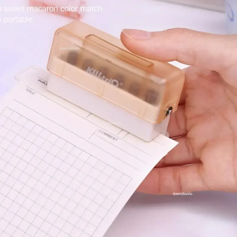 Paper Punch 6-Hole Handheld Mini Support Multiple 20/26/30 Hole Punching 5.5mm Aperture for A4 A5 B5 Notebook circle hole punch hole punching tools paper craft punch