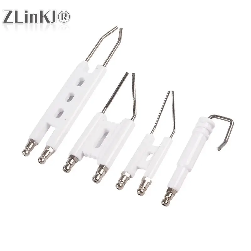 1Pcs H Type Ignition Needle Electrode Burner Accessories Ceramic Ignition Double Pin For General-purpose Oil Burner BT10 ignition electrode