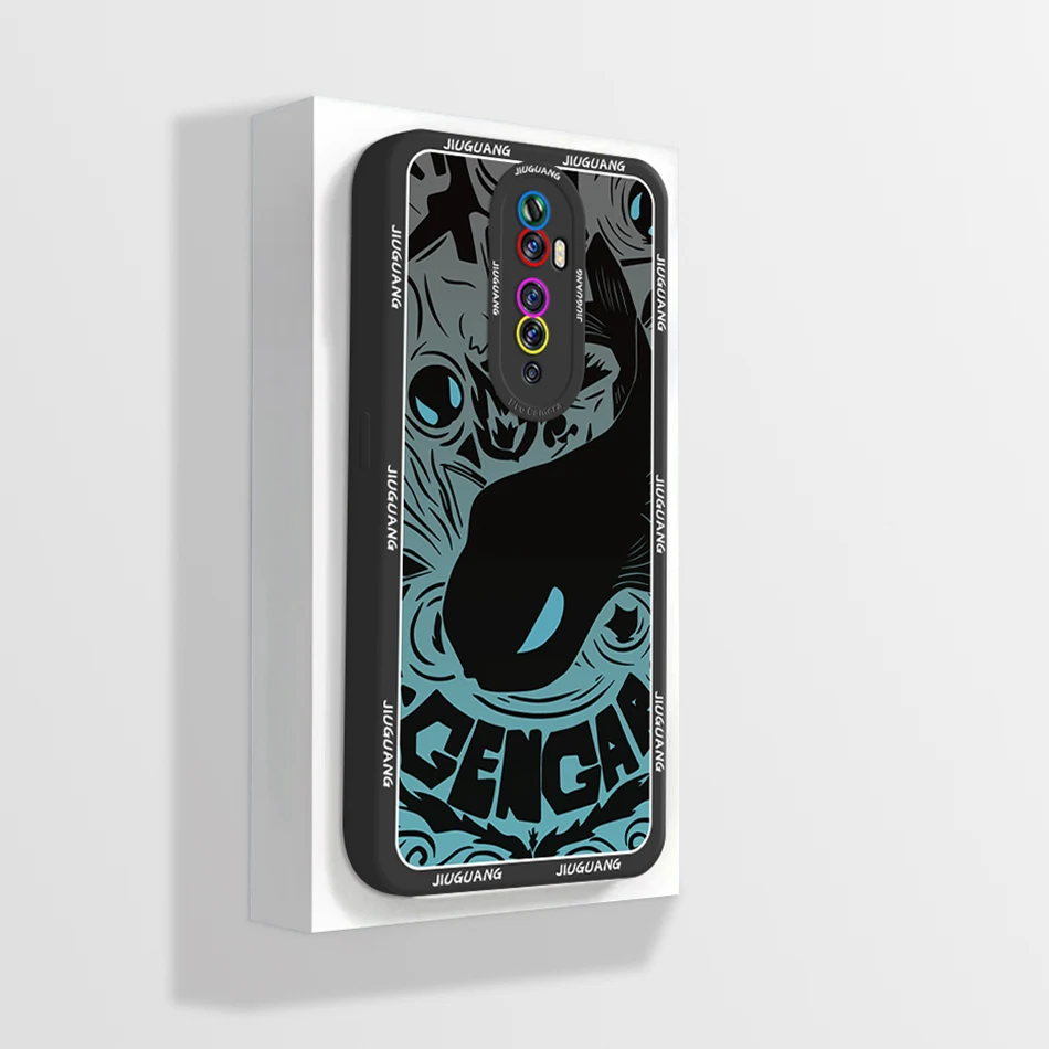 Square Liquid Silicone Shockproof Soft Phone Case with Lens Protection – Premium Back Cover