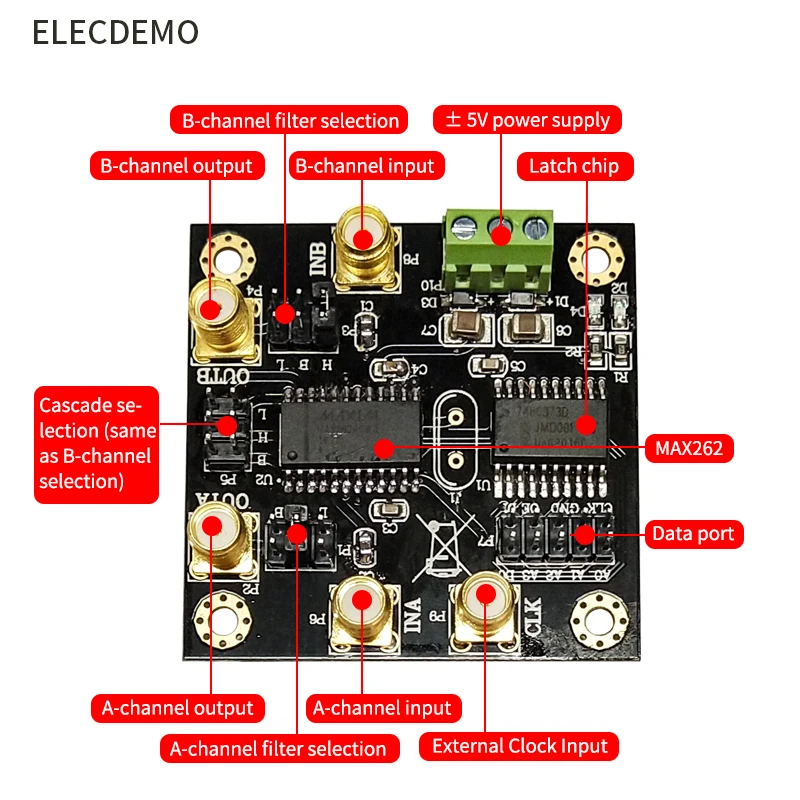 MAX262 ��� ���α׷��� ���� ���� ��� ����ġ�� Ŀ�н��� ���� �뿪���/�������/������� ���α׷��� ���� �߽� ���ļ�