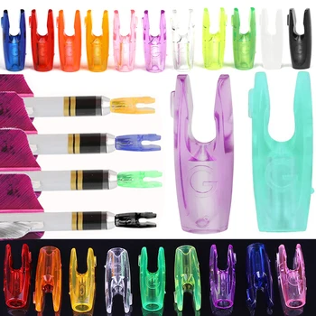 50x Tiro con l'arco Spille Nock Anti-fighting Freccia Coda PIN G Freccia Nock Tiro al bersaglio Caccia Arco ricurvo Frecce fai da te Accessori per alberi