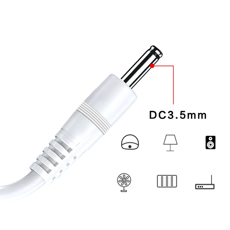 JZK Cavo alimentazione USB a CC, cavo alimentazione USB 1m adattatore per cavo alimentazione spina 5.5
