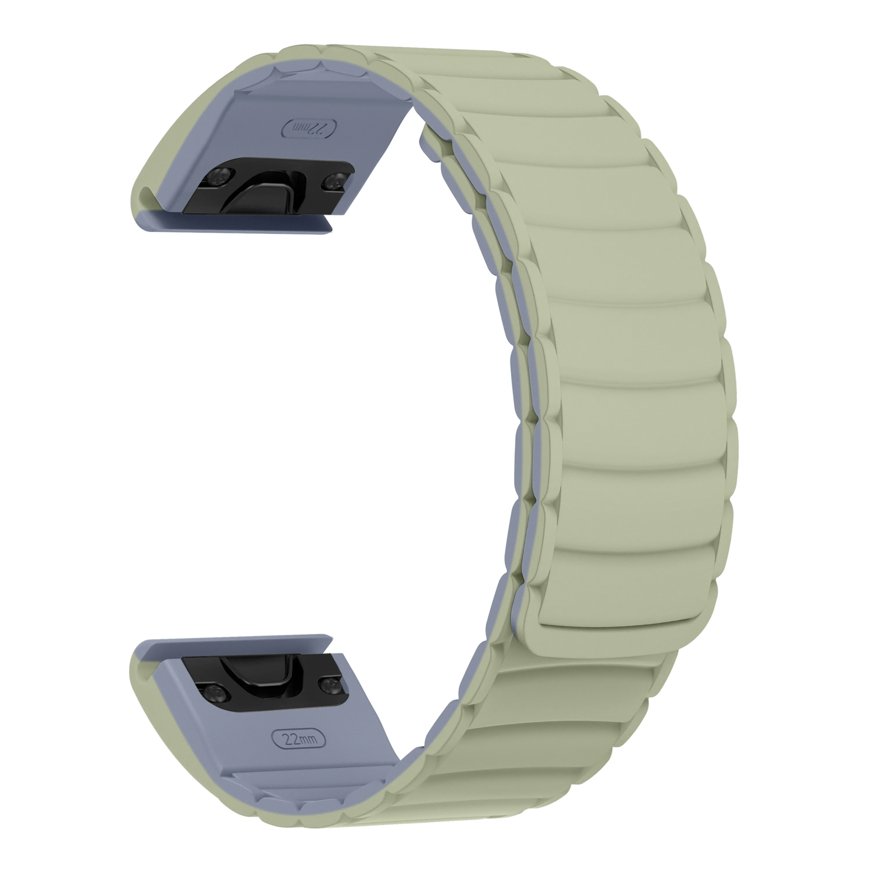 Magnetic Silicone Band with QuickFit 26mm/22mm Strap Adjustment
