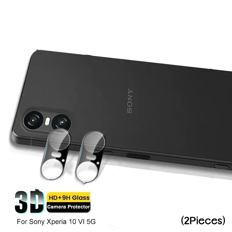 Premium Tempered Glass Full Cover Camera Lens Protector