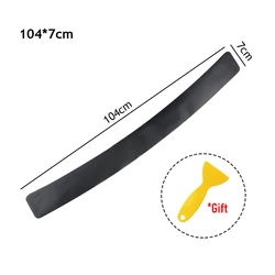 Universal Rear Bumper Trim Guard - 3D Carbon Fiber Anti - Scratch Protection Strip (104x7cm)