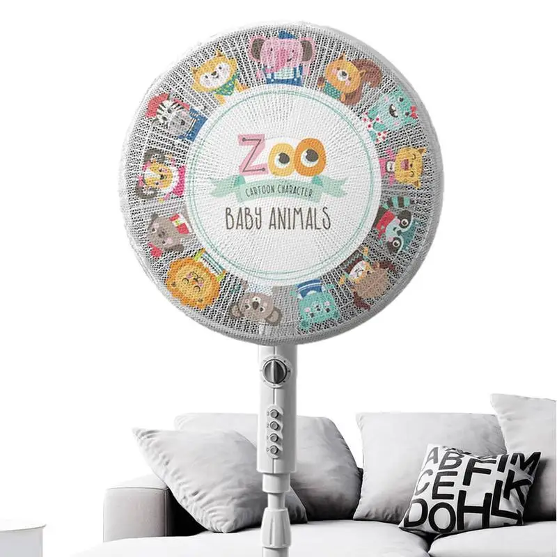 Fan Protective Cover Safety Mesh Fan Dust Cover Home Use Electric Guard Kids Finger Protector Round Dust