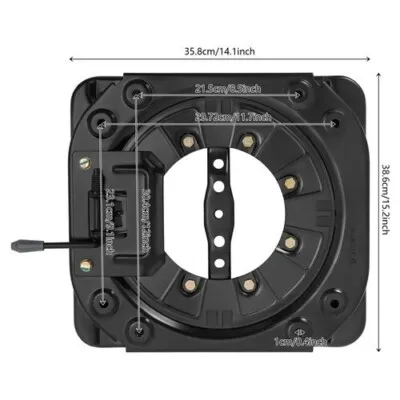 Drehbarer Sitzsockel Stahlplatte 360° Drehbarer Sitzunterbau ° Drehbar für Vans, Wohnmobile, Busse und Baufahrzeuge – Detail 11
