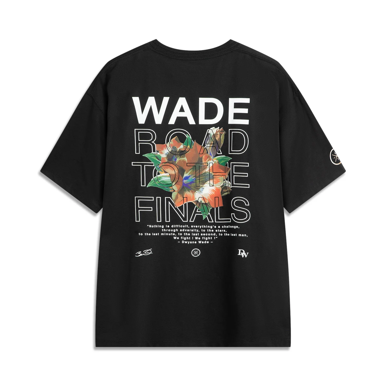Li-Ning Men Wade T-shirt 64%Cotton 36%Polyester Loose Fit Breathable Sports Casual Short Sleeve Culture Tee Tops men sport tees