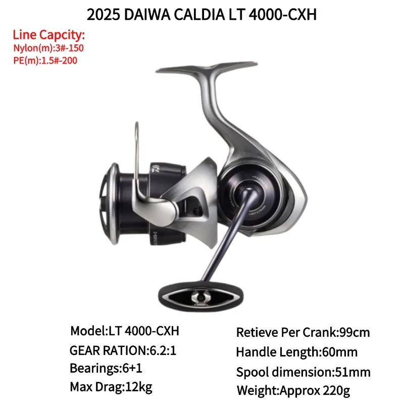 Daiwa 2025 CALDIA FC LT 1000S 2000S 2000S-H 2500S 2500S-H