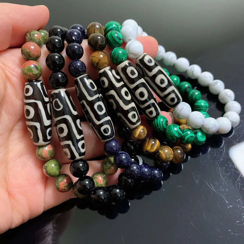 Bracelet Jewelry Retro Healing Tibetan Dzi Agates Bracelets
