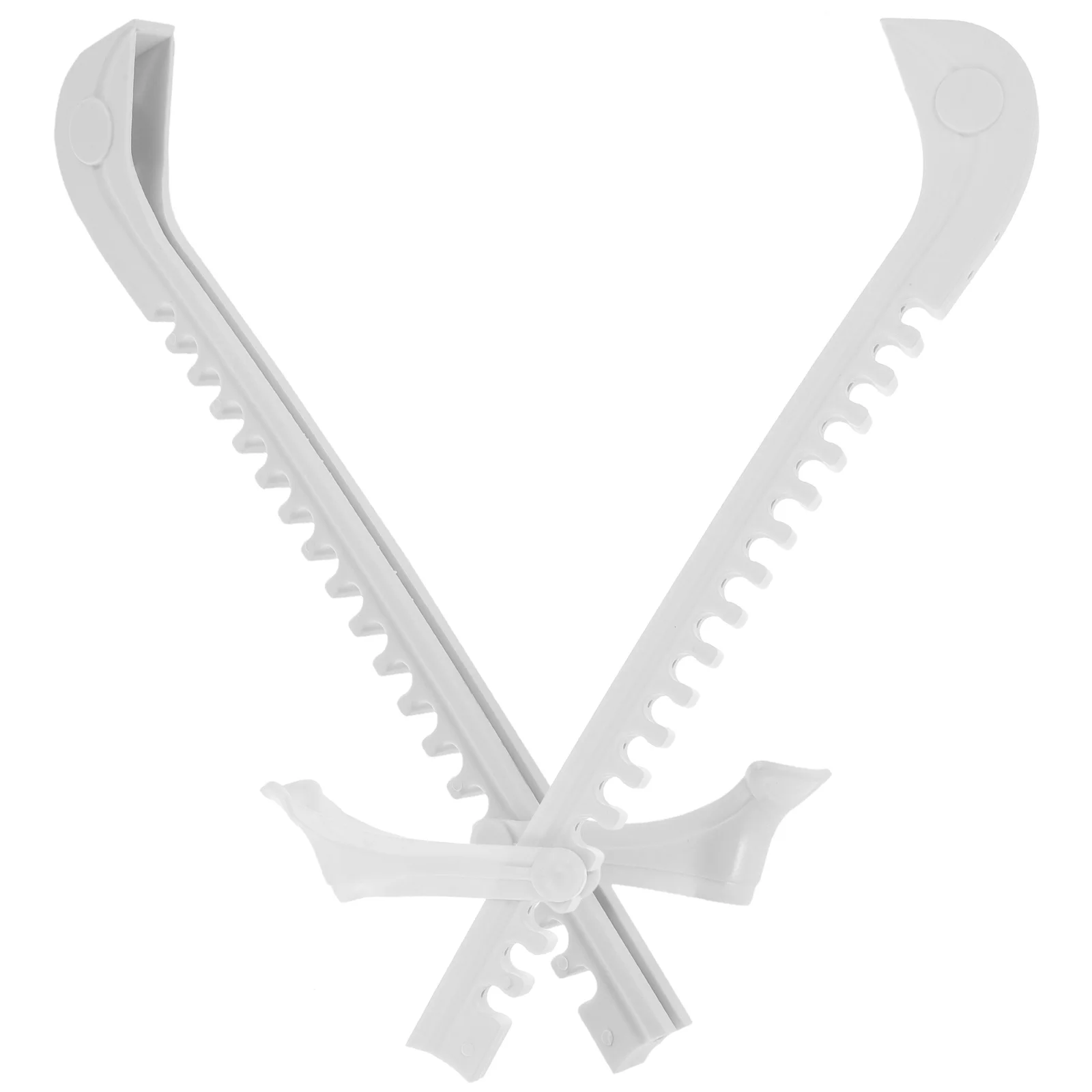 

Blade Ice Skates Wear-resistant Blades Covers Guards Daily Use Sturdy Skating Accessory White Child