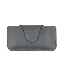 Sleek Double Layer PU Leather Clutch Bag (GRAY)