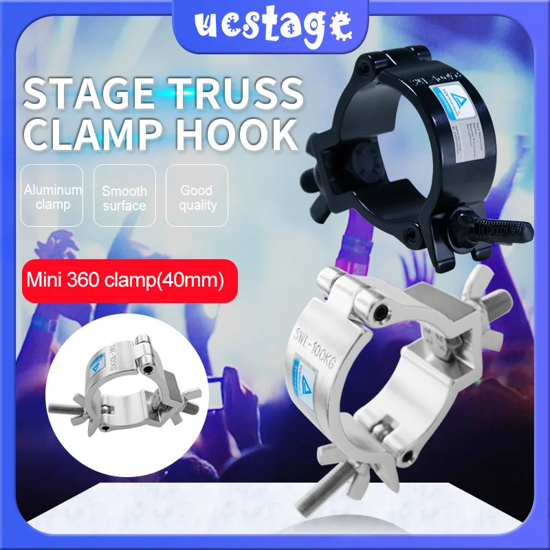 Mini 360 Clamp(40Mm) 100Kg Portante Dj Light Clamp Performance Stage Truss Clamp Per 38-41Mm Truss Stage Accessori