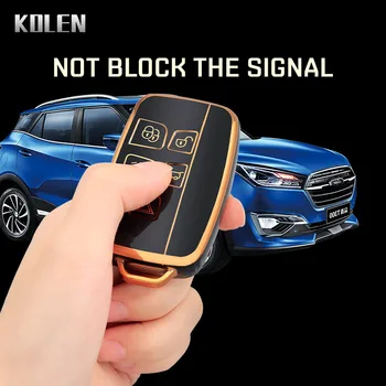 Fashion TPU Car Remote Key Case Cover Fob per Land Rover Range Rover Sport Evoque Freelander2 per Jaguar XF XJ XJL XE C-X16 XK - Fashion TPU Car Remote Key Case Cover Fob per Land Rover Range Rover Sport Evoque