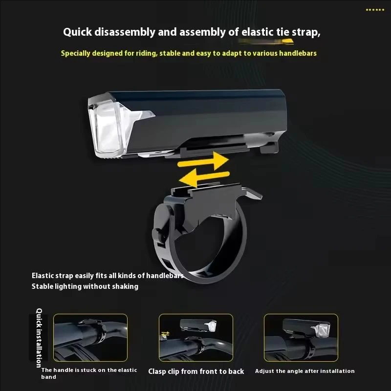 Bicycle Light Portable 1200 Lumens Front Lights Flashlight Aluminum Front Bike L
