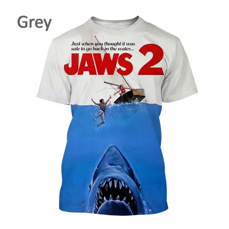 3D Shark Horror Tee 2