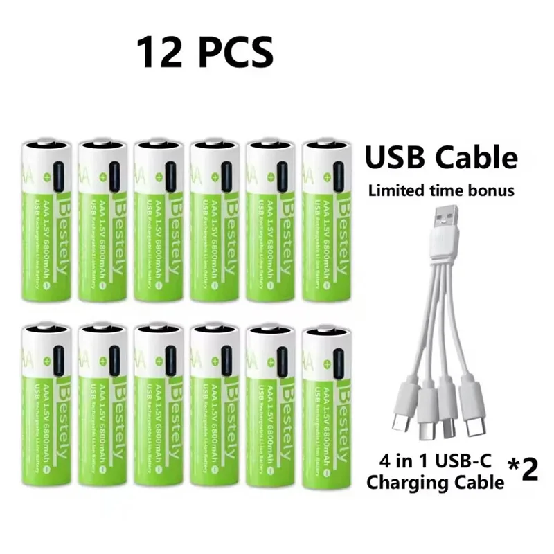 12 PCS Batteries