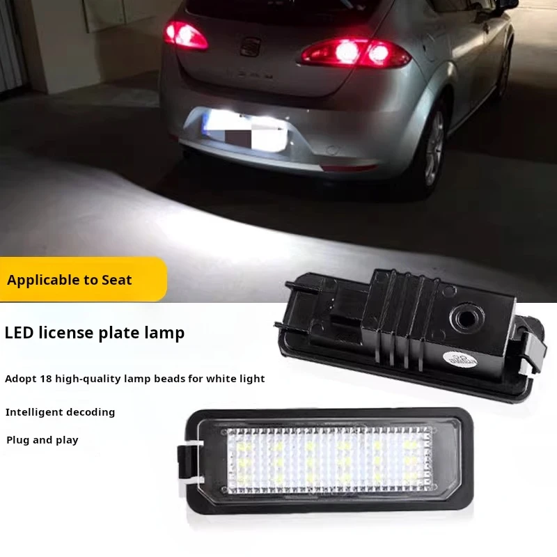 

Suitable For Seat Seat Leon Altea Ibiza 05-16 Decoded Led License Plate Lights