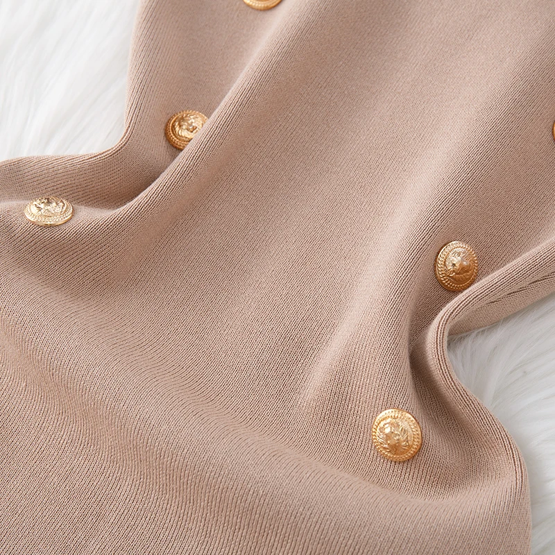 YuooMuoo Women Dress 2025 Summer Sexy Halter Sleeveless Buttoned Maxi Bodycon Dress Elegant Evening Black Party Dress Vestidos 6