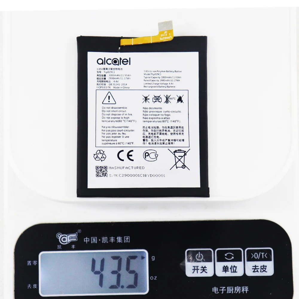 TLp029C1 TLp029C7 Battery For TCL Alcatel 3C 3VA30 Fierce A30
