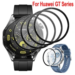 Curved Edge Soft Protective Cover - 3D Film Screen Protector - 3 PCS (For Huawei GT3 46mm)