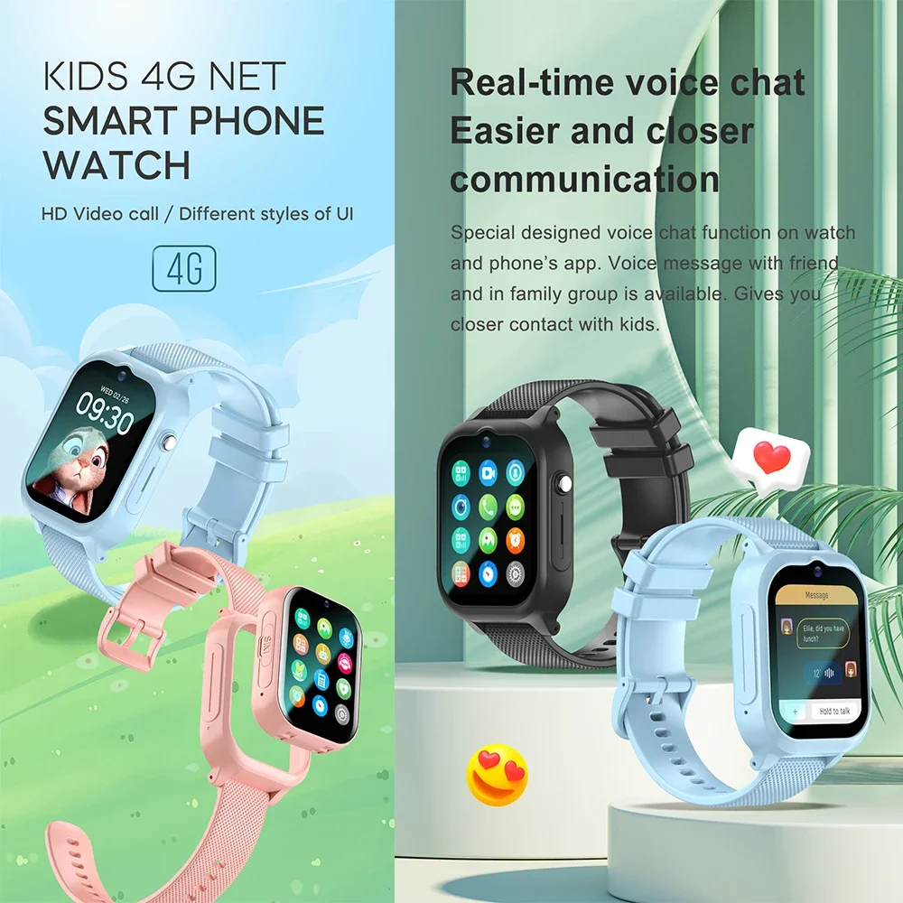 Xiaomi Mijia Kids Smart Watch Children GPS 4G SIM Card SOS