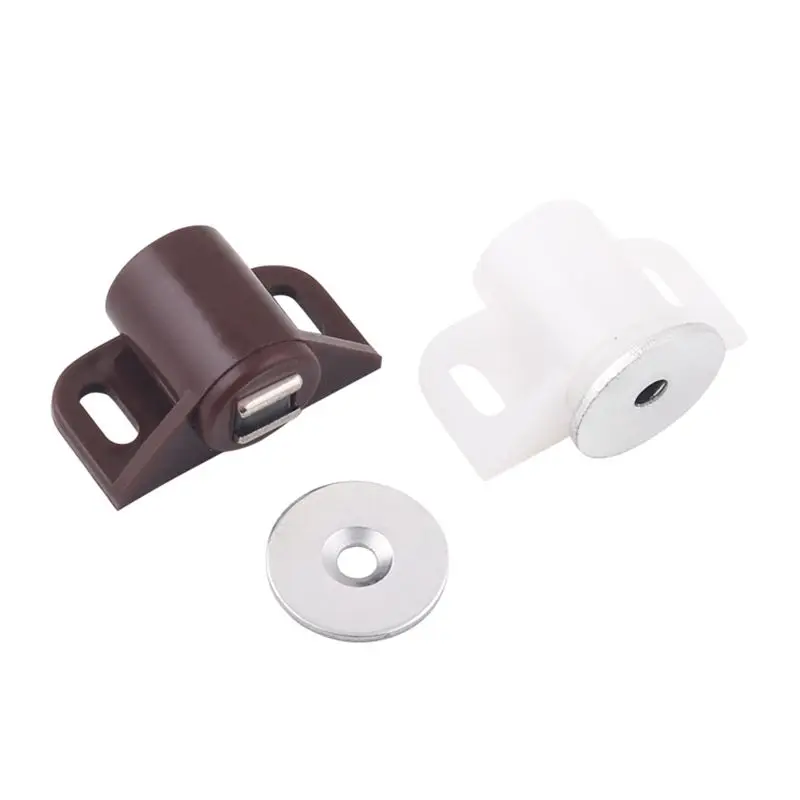 ABS Round Magnetic Door Catches Latch Cabinet & Furniture Shutter Magnetic Catch Closer for Cupboards Drawers Closet magnetic cabinet catches door catches magnetic cabinet latches cabinet door latch
