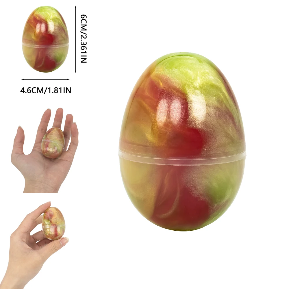 Crystal Mud Colorful Egg Slime Ball Fluffy Toys DIY Sludge Cloud Glue Relief Soft Clay Plasticine Antistress Toys Christmas Gift 3