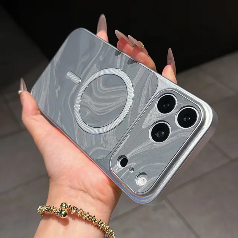 Portable Water Ripple Wireless Charging Shockproof Phone Case