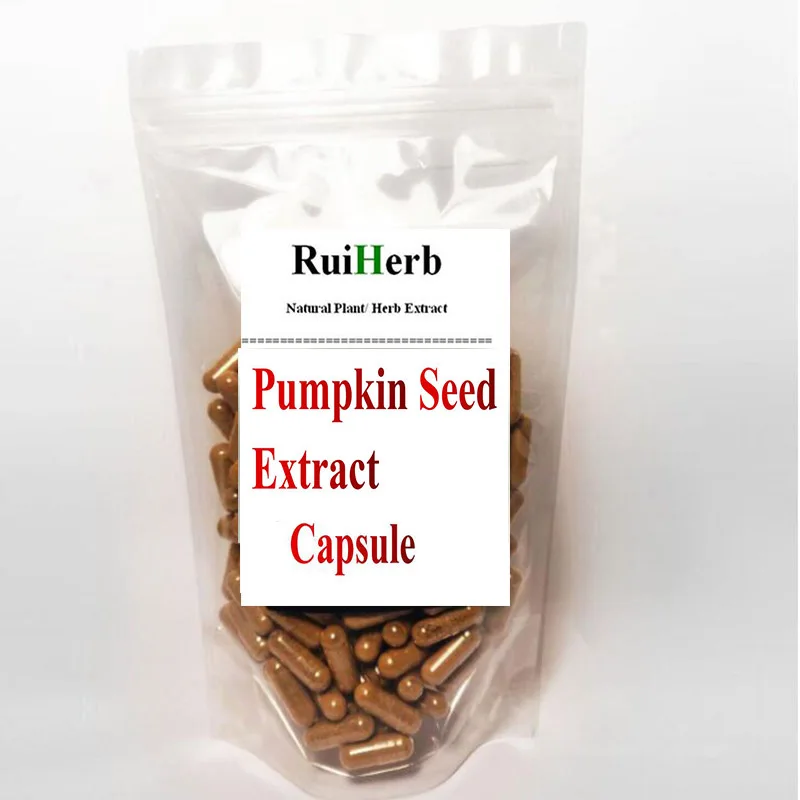 60/120pcs, Pumpkin Seed Extract Powder & Capsule